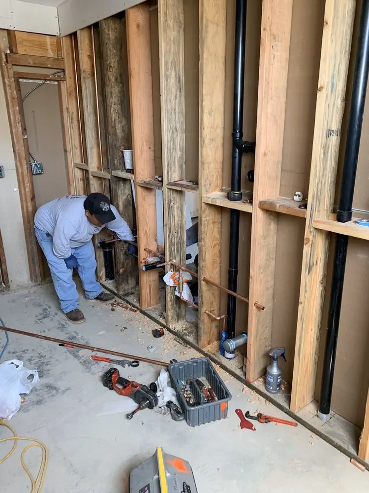 Commercial rough-in plumbing for Water Heater Replacement in Pin Oak Estates